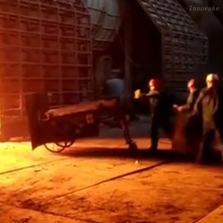 Hot Converter Lining Repair Refractory Throwing Machine