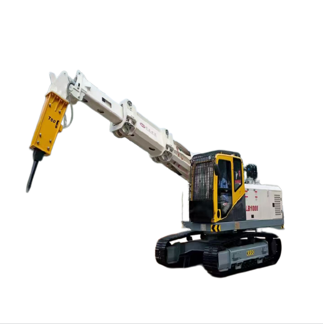 Ladle Mouth Jam And Refractory Wrecking Machine