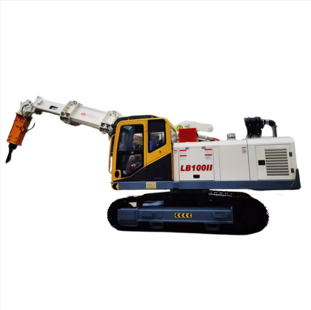 Ladle Mouth Jam And Refractory Wrecking Machine